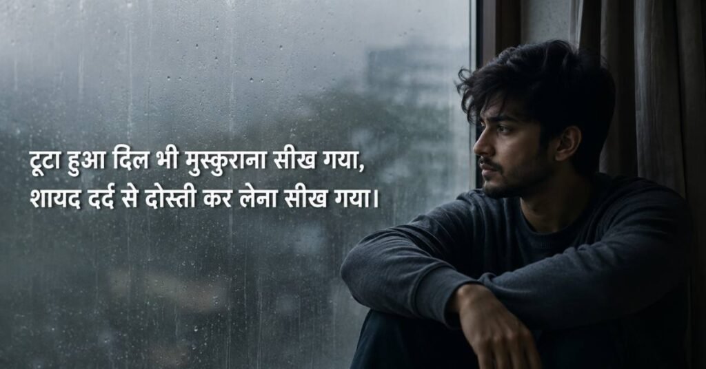 2 Line Heart Broken Shayari in Hindi