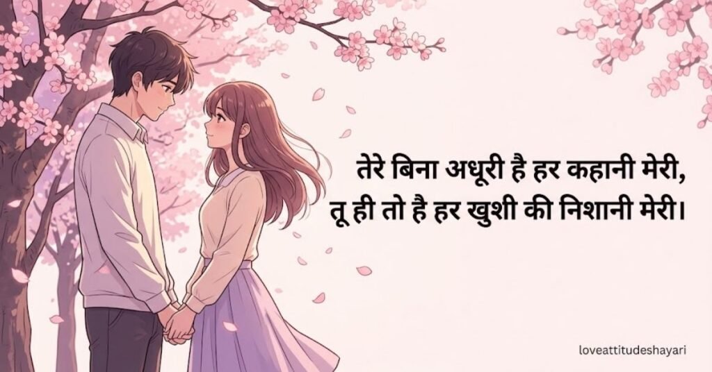 2 Line Love Shayari In Hindi