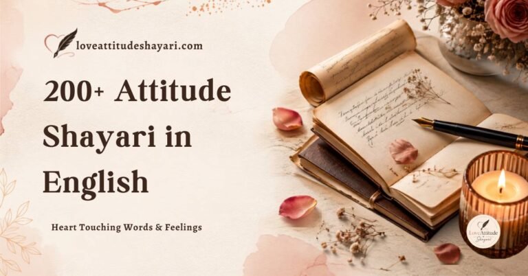 Attitude Shayari in English