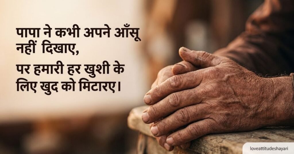 special papa ke liye shayari