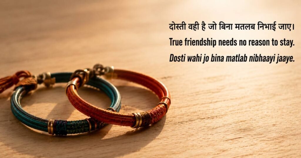 Dosti attitude shayari in english hindi