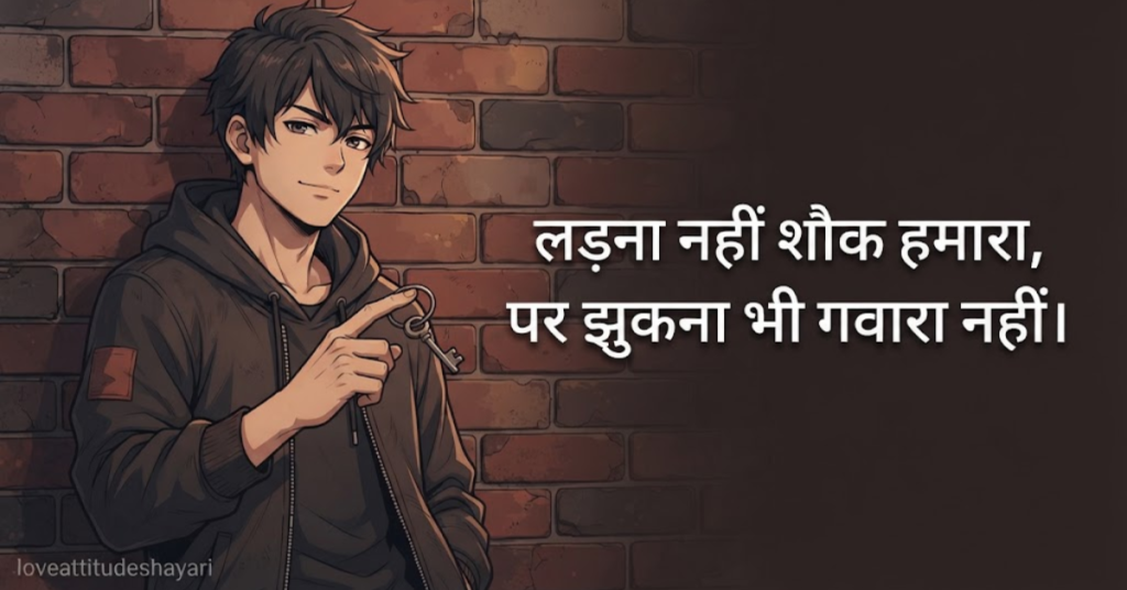Gunda Shayari for Boys