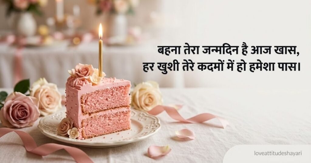 Happy Birthday Shayari for Sister