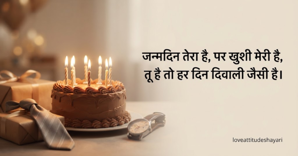 Husband birthday shayari in Hindi