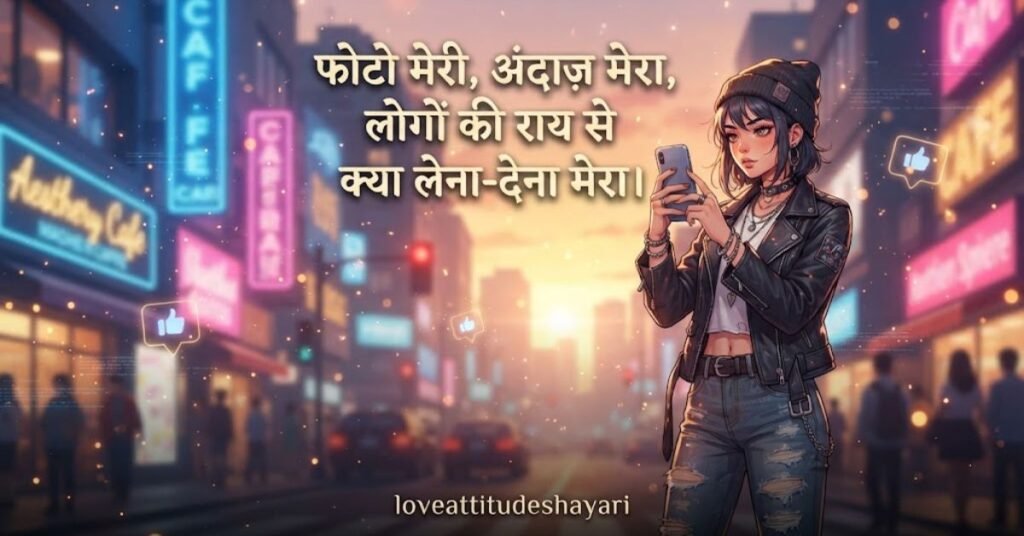 Instagram Attitude Shayari and Captions