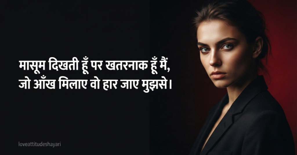 Killer Attitude Girl Shayari