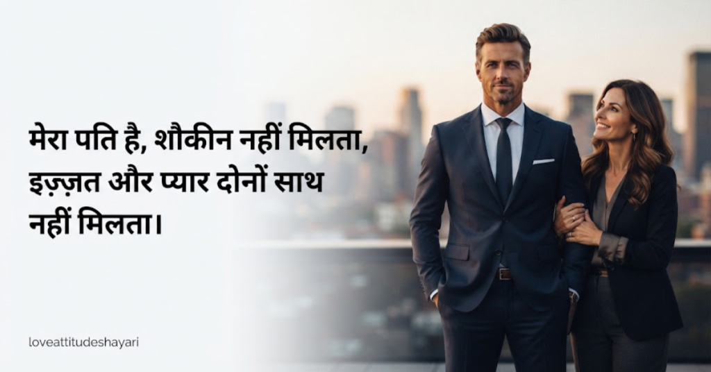 Loving shayari for husband in Hindi