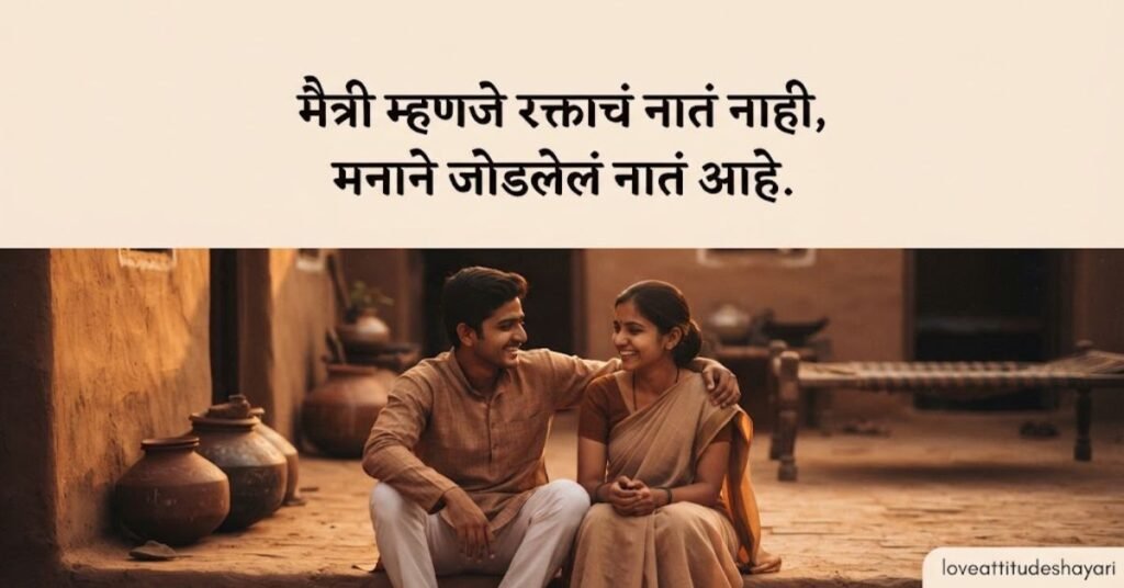 Marathi Dosti Shayari in Hindi