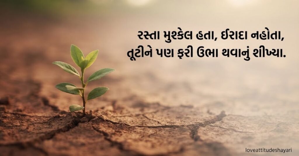 Motivational Attitude Shayari Gujarati