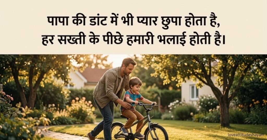 Papa ke liye shayari in hindi text