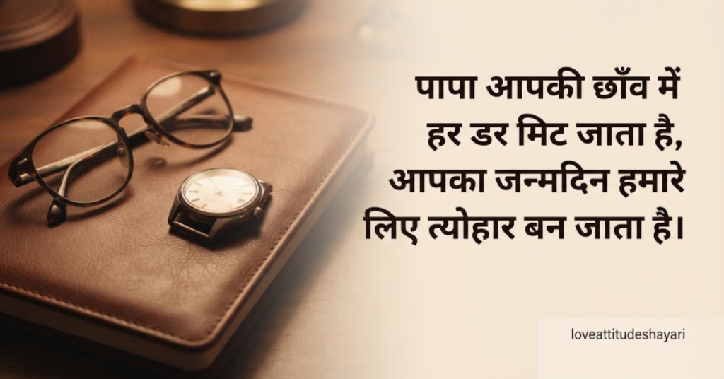 Papa के लिए Birthday Shayari