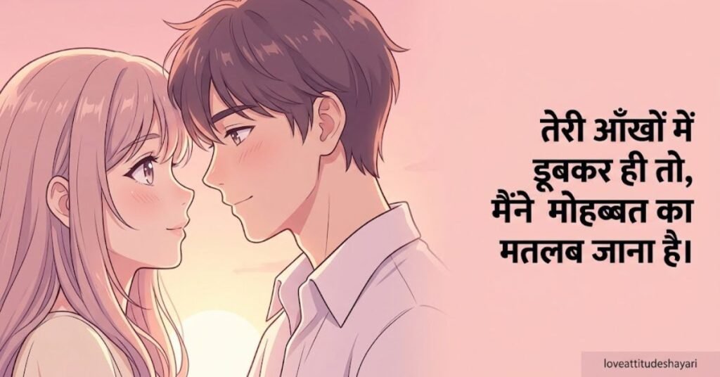 Romantic Eyes Shayari