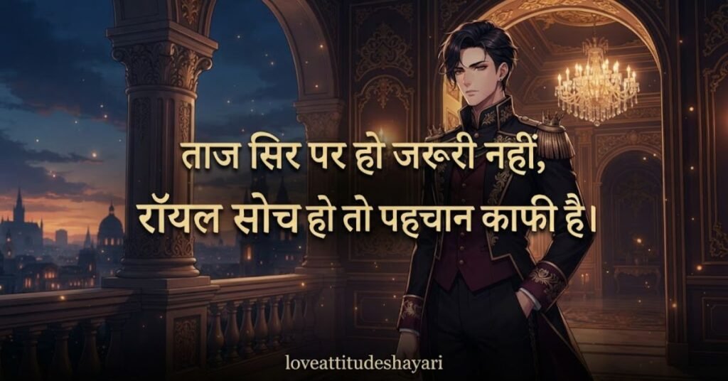 Royal Attitude Shayari