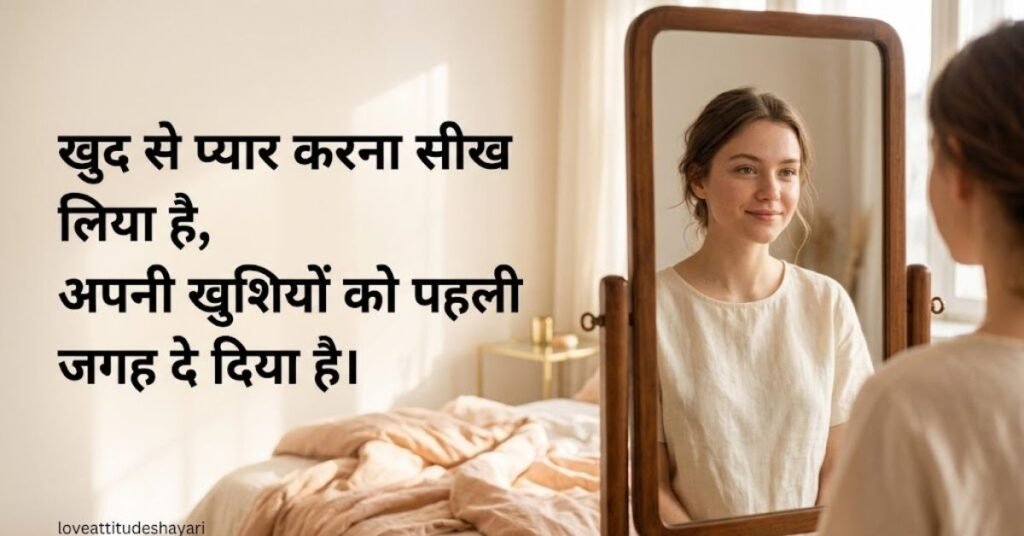 Self Love Shayari In Hindi 2 Line