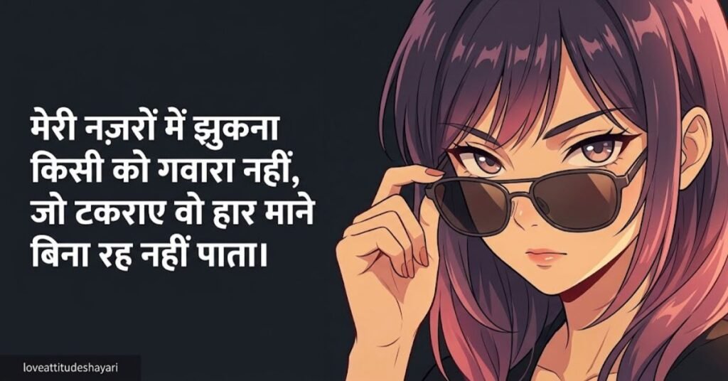 attitude eye Shayari