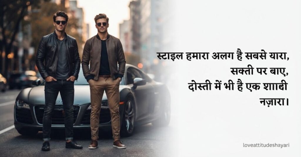 dosti shayari attitude
