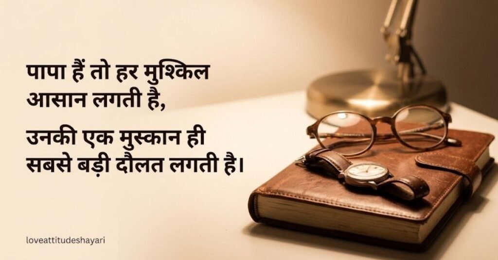 papa ke liye shayari 2 line