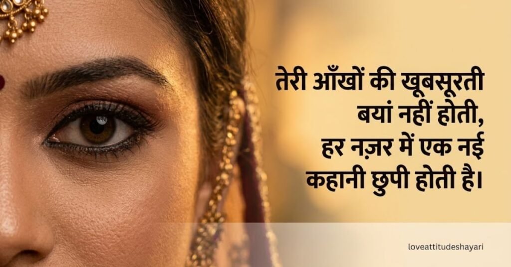 खूबसूरत आँखों पर शायरी