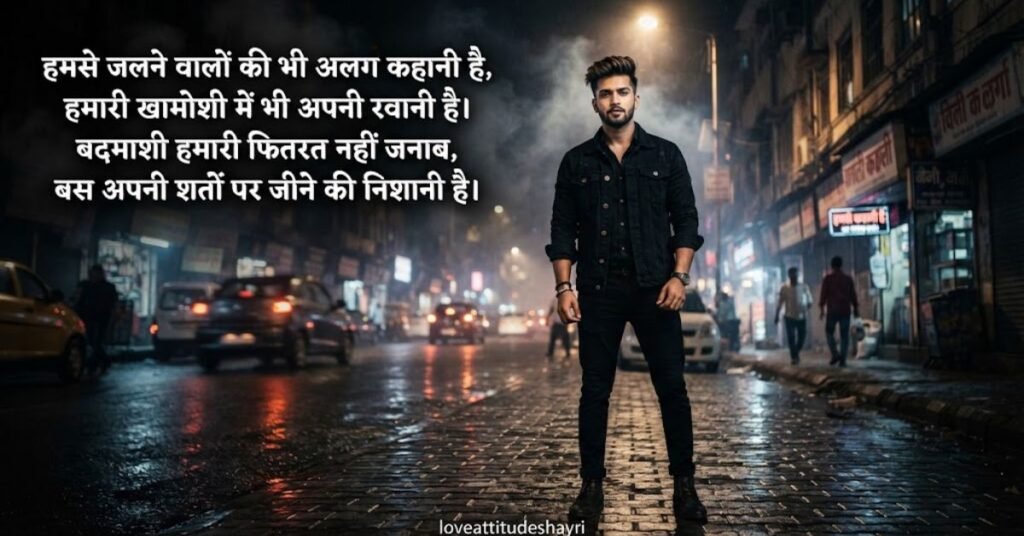 4 line badmashi shayari in hindi