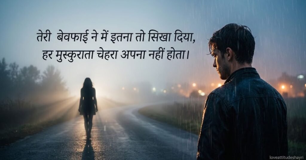 Bewafa dhokebaj shayari