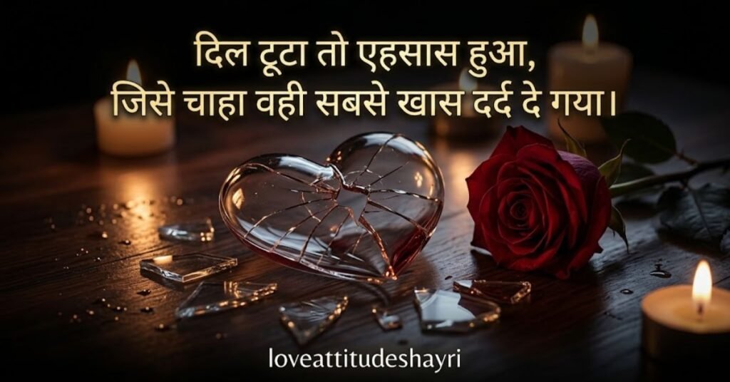 Dard bhari Shayari Hindi love