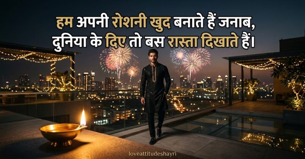 Diwali Attitude Shayari