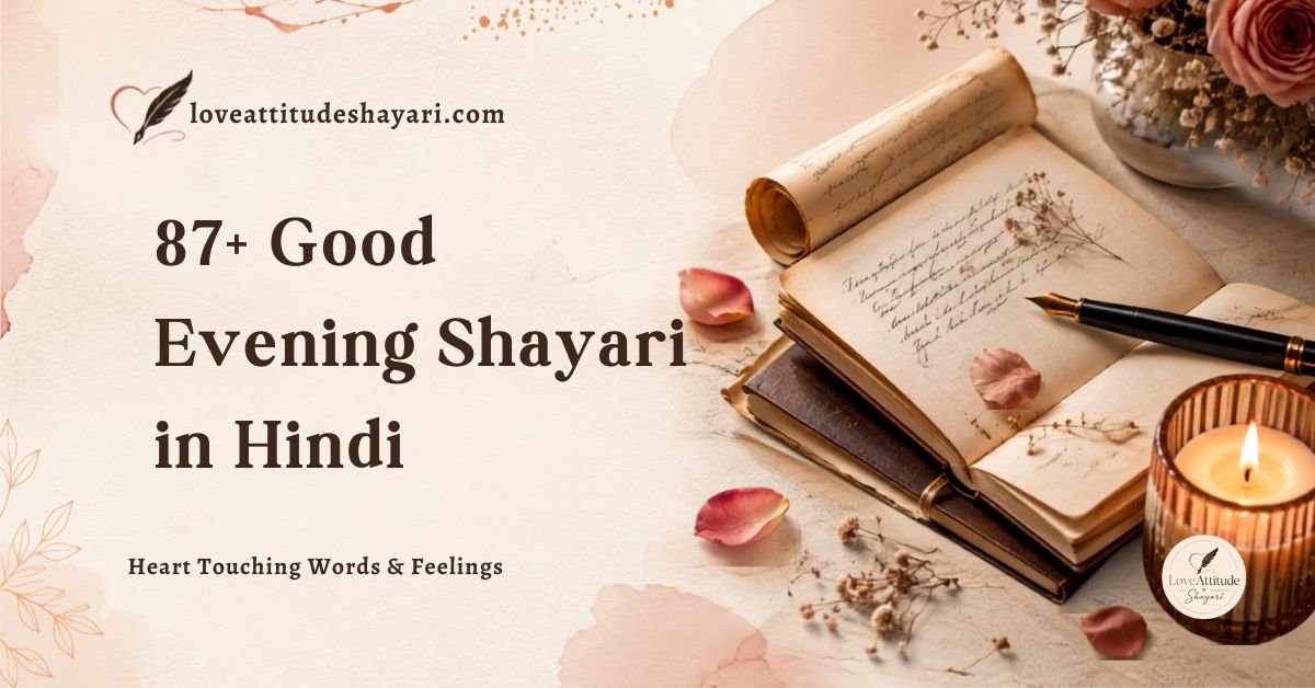 Good Evening Shayari