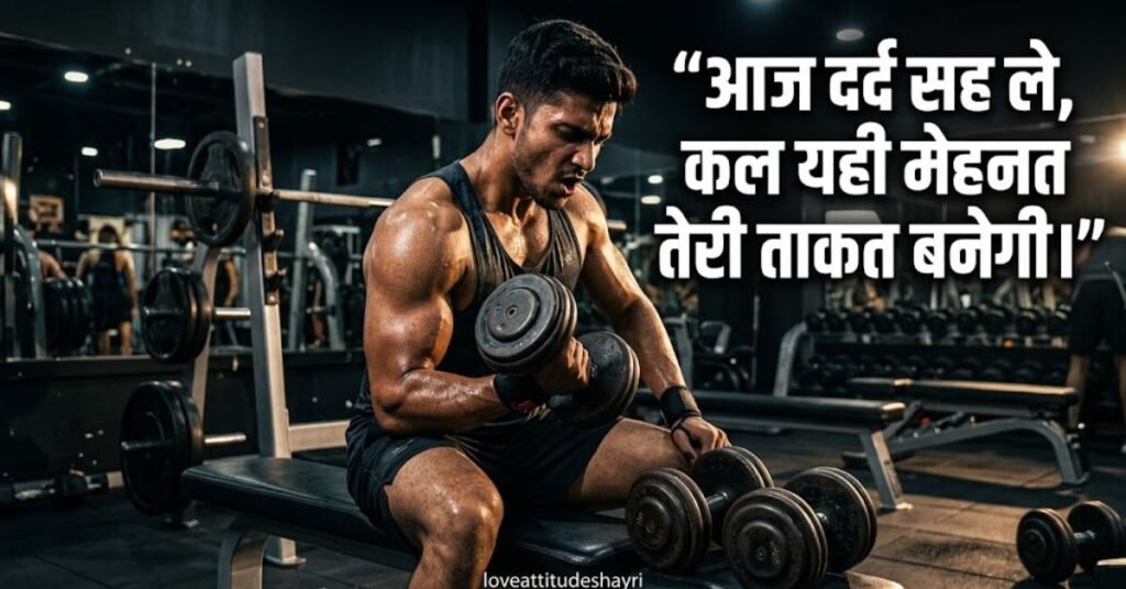 Gym Motivation Shayari