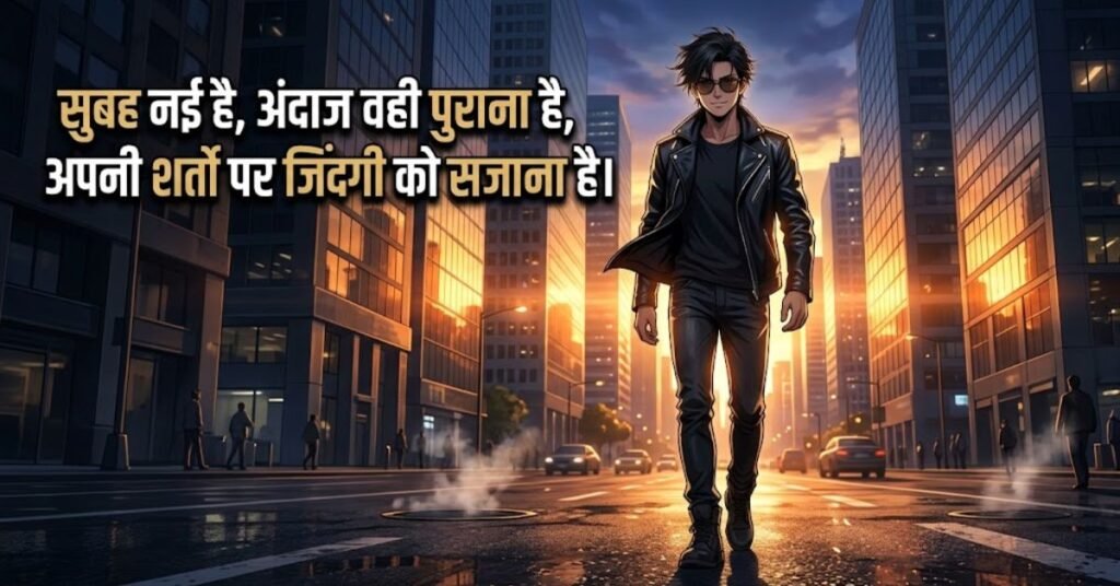 Morning Attitude Shayari