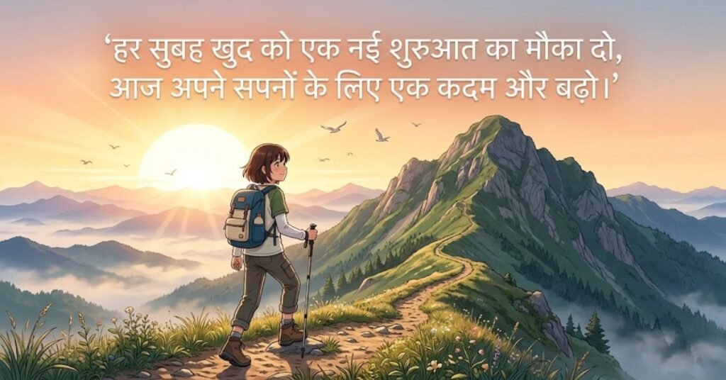Positive Morning Quotes Hindi