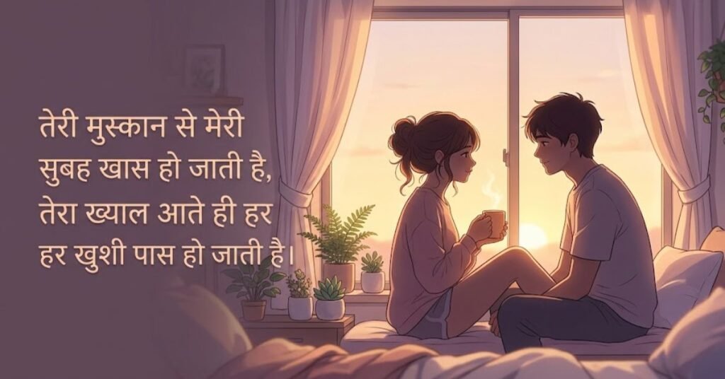 Romantic Good Morning Shayari