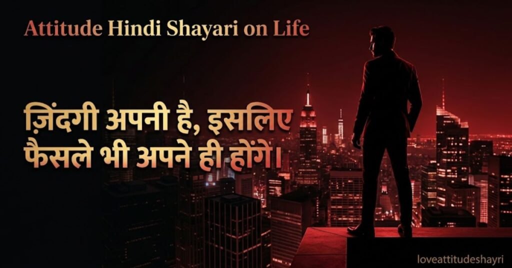 Shayari on life in hindi attitude