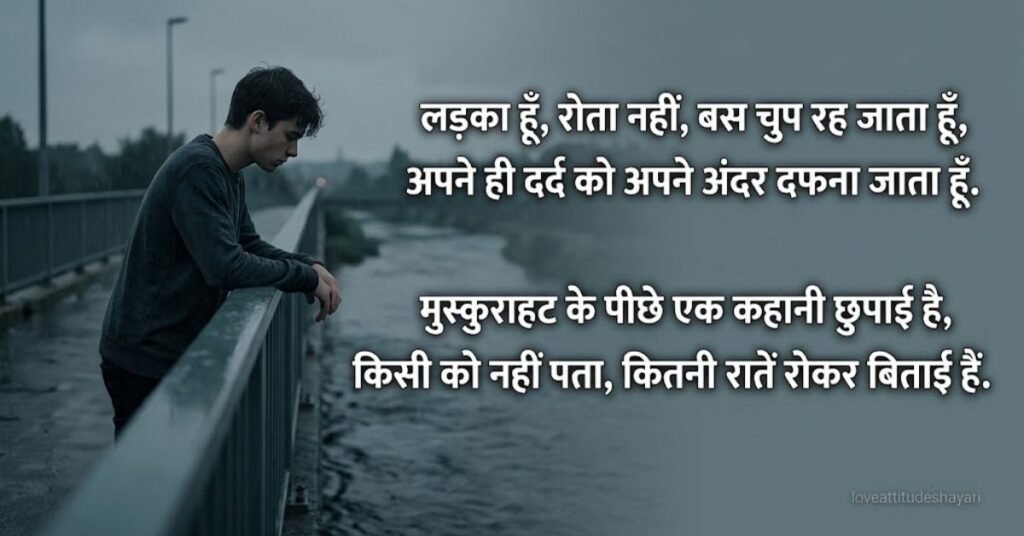 alone sad shayari for boy