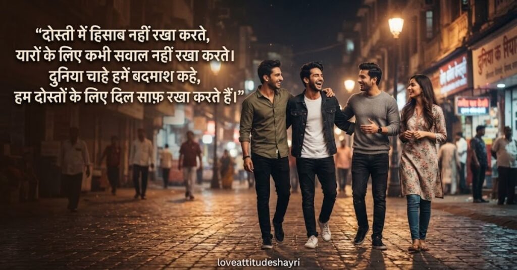 friendship badmashi shayari
