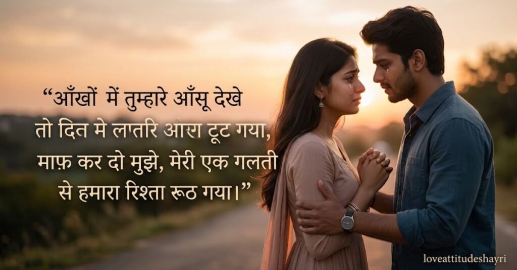 galti माफी सॉरी शायरी 