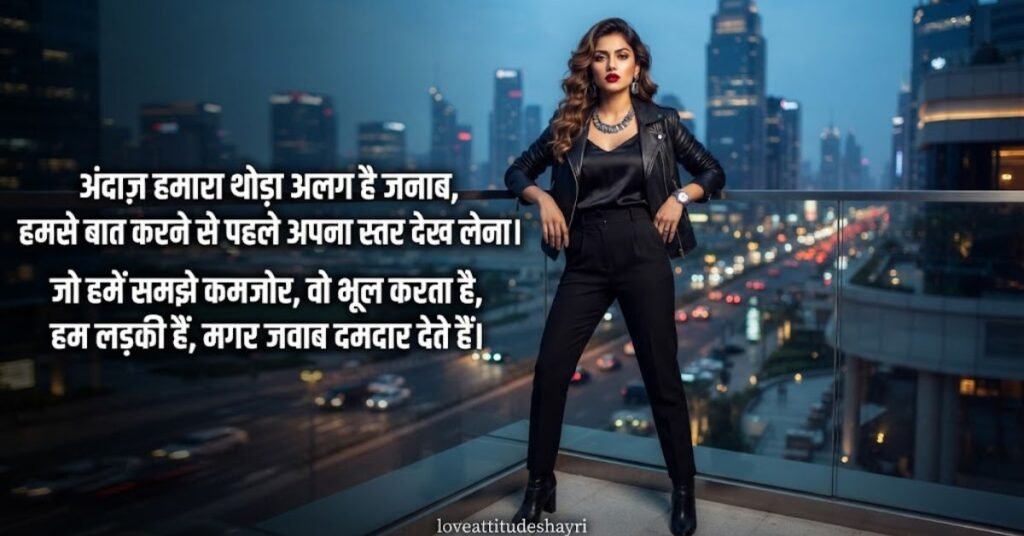 girl attitude shayari in hindi