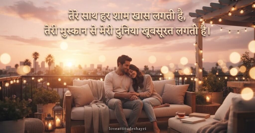 good evening love shayari