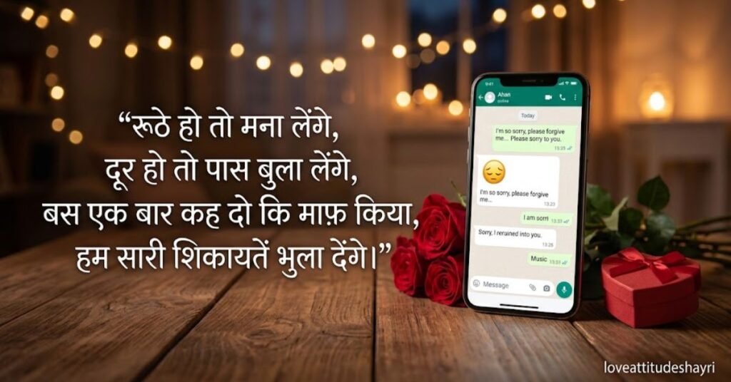 sorry message for love