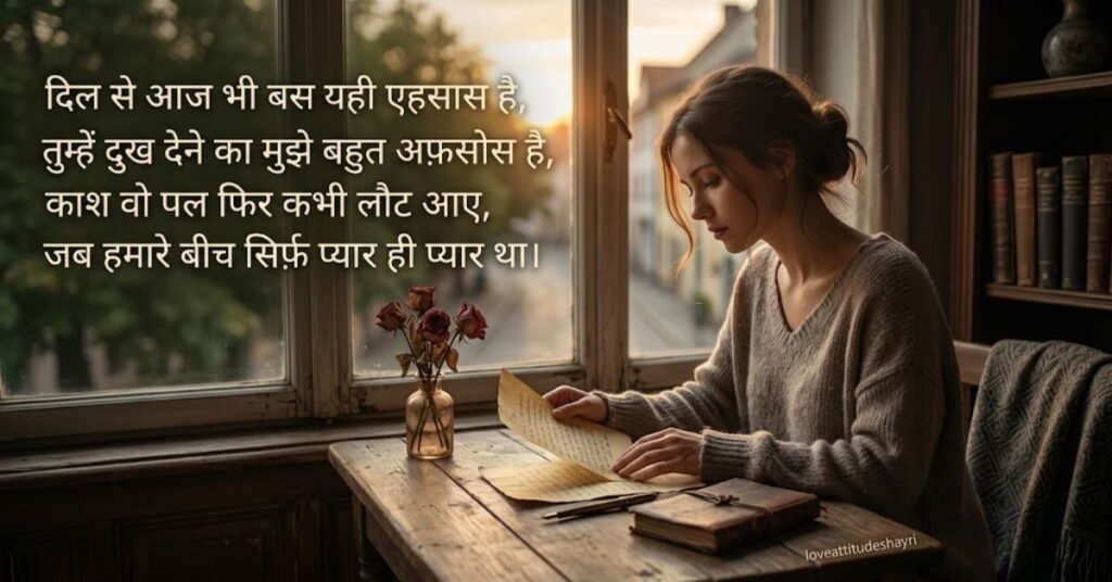 sorry shayari in english