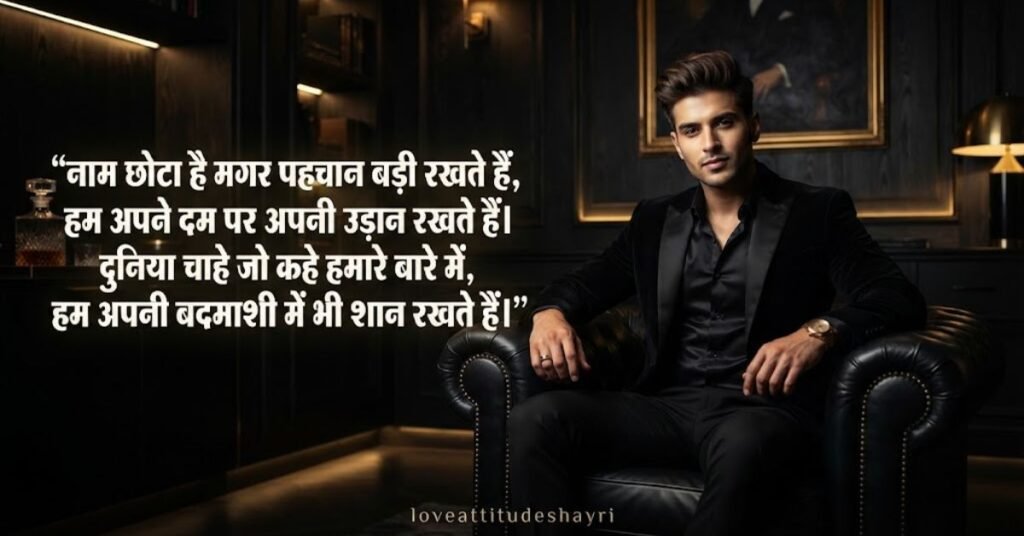 top badmashi attitude shayari