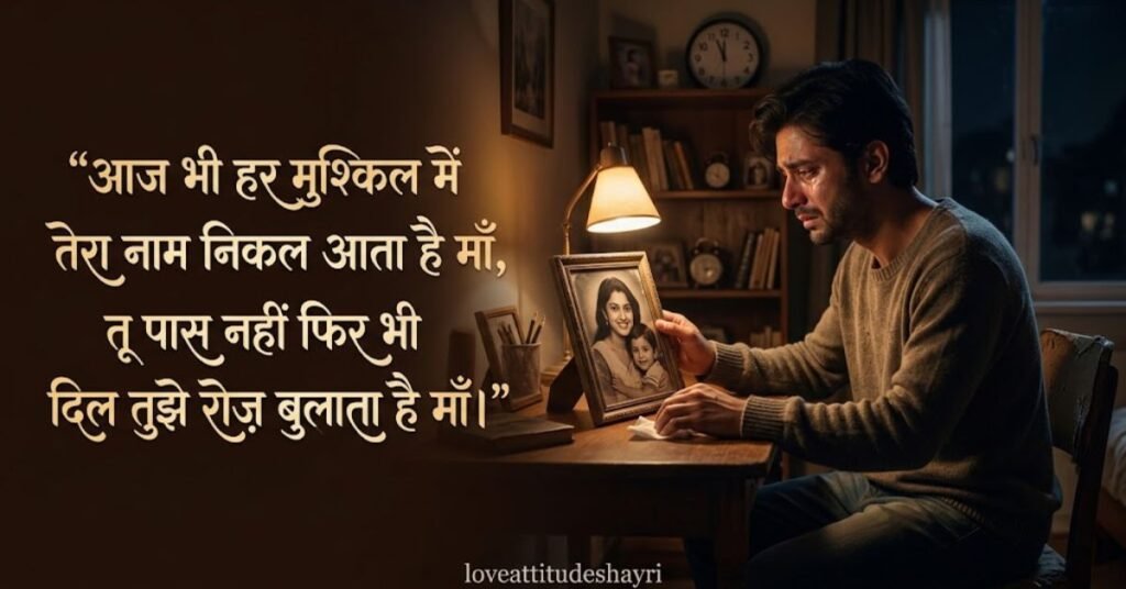 दर्द भरी माँ शायरी