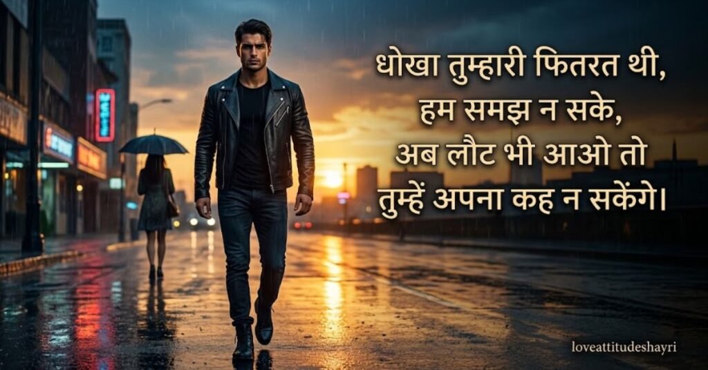 धोखेबाज शायरी दो लाइन