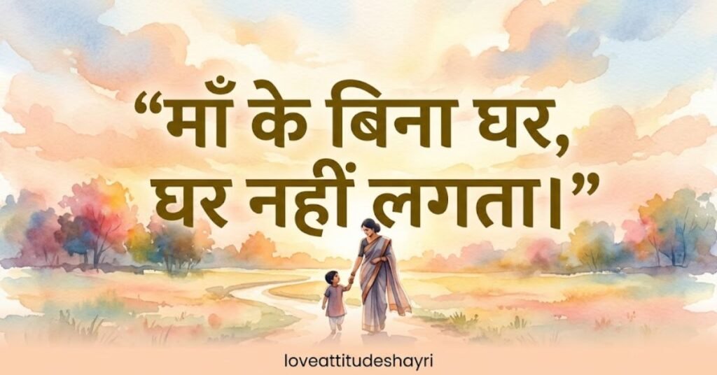 माँ के लिए दो शब्द
