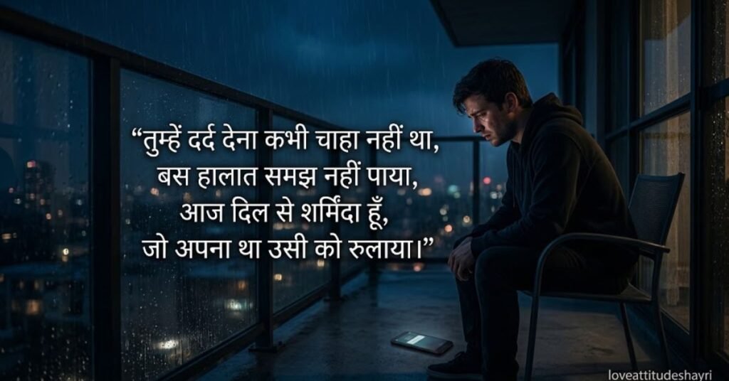 माफी मांगने की शायरी