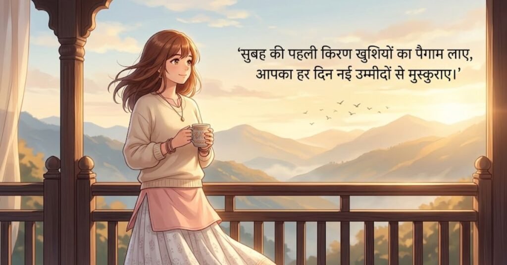 सुबह की दो लाइन शायरी