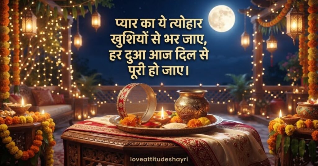 2 line karwa chauth status