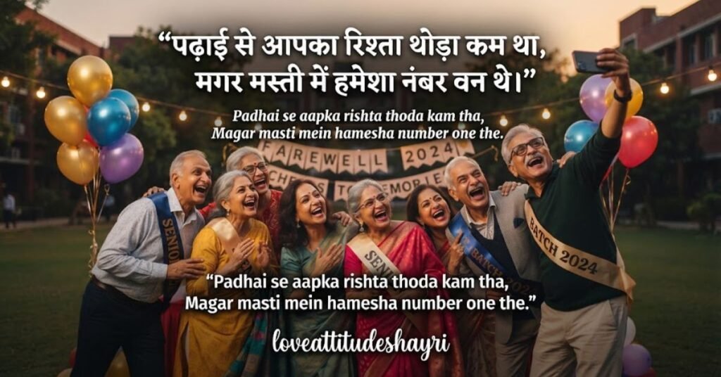 Farewell Shayari funny