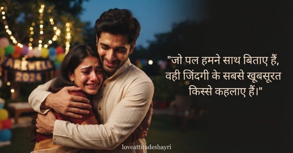 school farewell lines in hindi