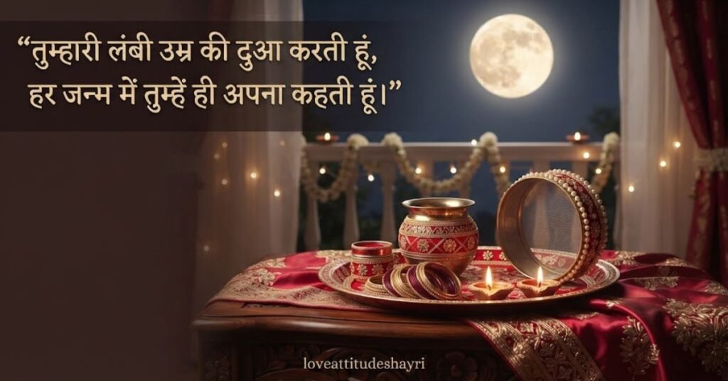 करवा चौथ शायरी फॉर हस्बैंड
